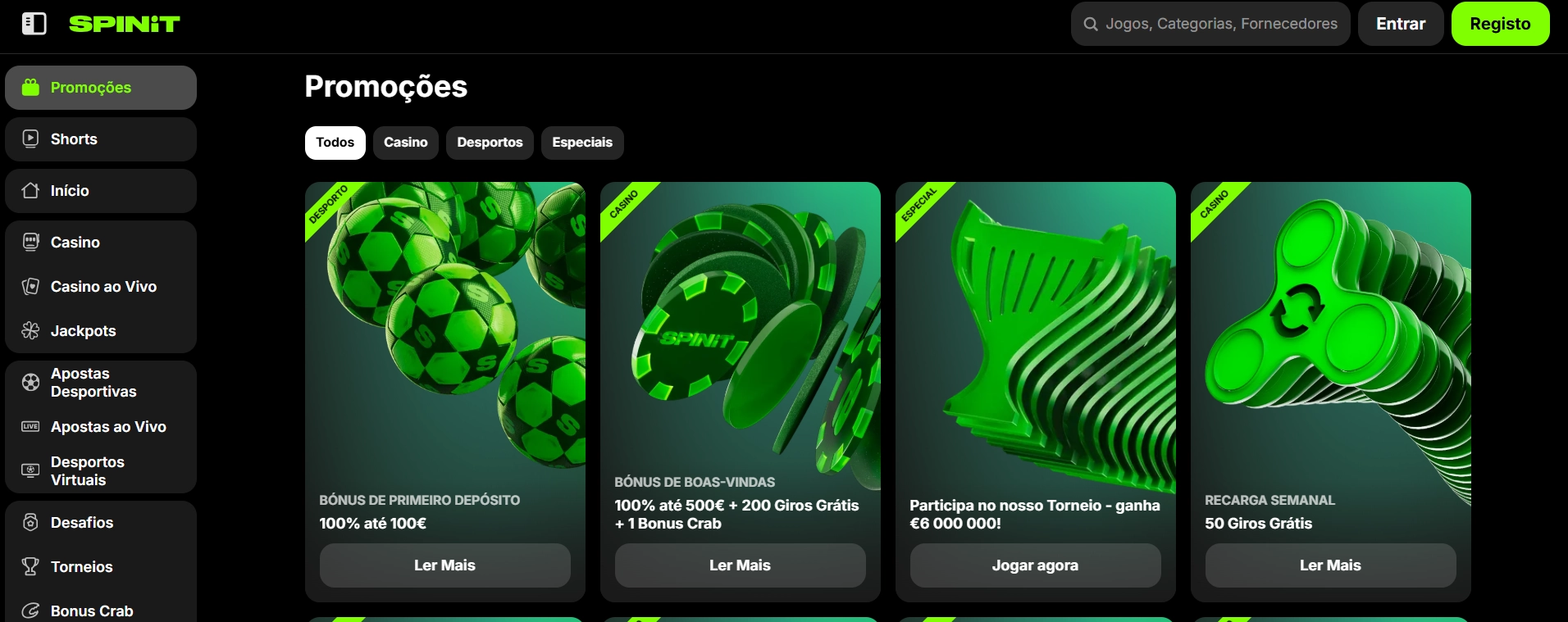 Spinit Casino - Bônus e Promoções Imperdíveis Bônus do Spinit Casino - Aproveite ofertas exclusivas